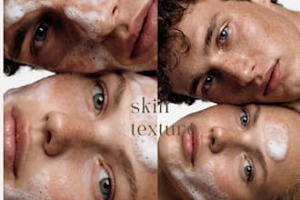 create hyper realistic ai beauty photography with natural skin texture