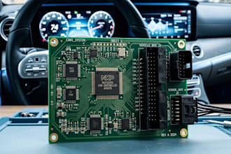 design automotive pcb for dashboard digital cluster and can bus systems