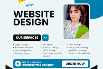 build redesign or update your wix websites