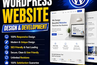 design and develop a responsive website for your business