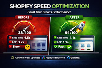 fix shopify store speed and core web vitals for better performance