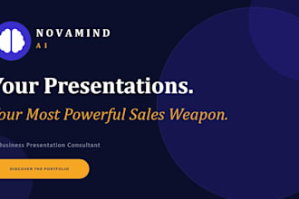 create professional business presentations and pitch decks