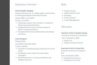design professional corporate resume and ats friendly CV