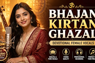 record bhakti kirtan, bhajan, ghazal and devotional female vocals