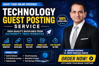 build technology backlinks via ai guest post on high da sites to rank blogs