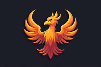 do make phoenix builders mascot logo design with unlimited revisions