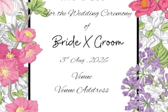 make invitations, cards, presentations