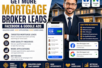 generate mortgage leads,mortgage broker,lead generation with facebook ads