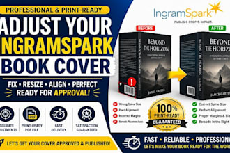 adjust ingramspark book cover