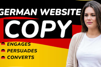 write persuasive german website copy for your dach audience