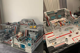 do 3d lego design lego moc model xml partlist with  instructions, lego house,car