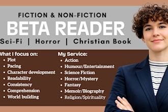 beta read christian book, be horror beta reader, sci fi beta reader, beta reader