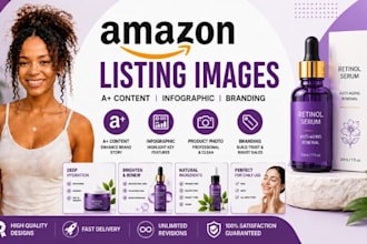 amazon listing images, amazon a plus content infographic product photo, branding