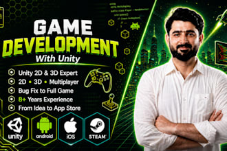 develop your unity 2d 3d game for mobile and pc