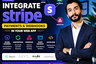 integrate stripe payments and webhooks in your web app