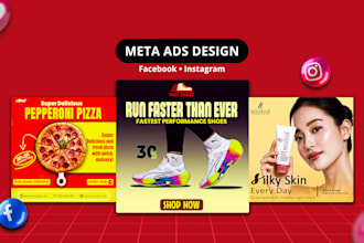 design eye catching meta ads creatives