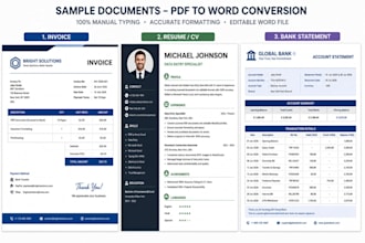 convert scanned PDF to editable word manually