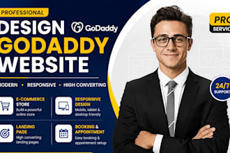 godaddy website design, godaddy redesign, godaddy seo and website development