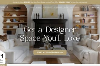 design wix interior design website to showcase your portfolio