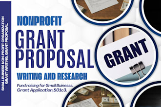 small business grant research writing, non profit grant proposal application rfp