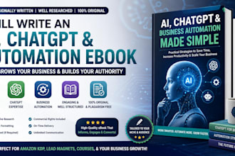 write an ai, chatgpt and automation ebook for your business