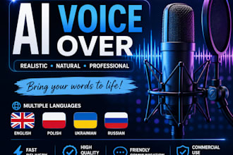 create realistic ai voice overs in multiple languages