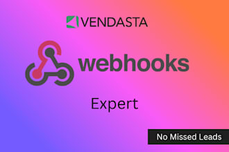 set up vendasta, looka webhook triggers and workflow automation