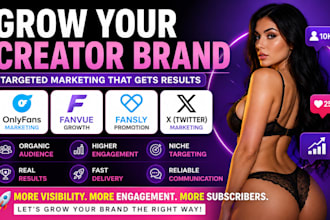 fast sub onlyfans fanvue fansly promotion, twitter promotion x marketing