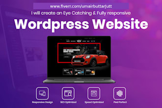 build a responsive wordpress and shopify website