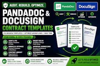 audit, rebuild broken pandadoc, docusign contract templates smbs, ops team audit