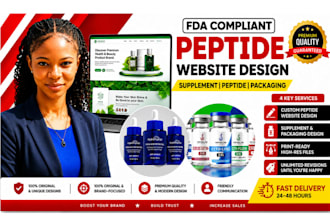 build peptide website fda compliant peptide website woocommerce peptide website