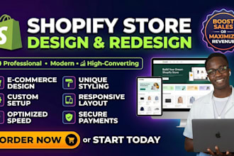 design or redesign a shopify store that converts