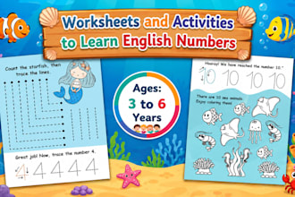 create fun printable tracing and number worksheets