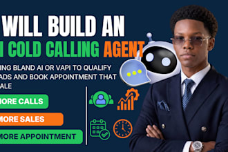 ai cold calling agent bland ai or vapi to qualify leads book appointment