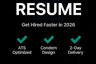 do professional CV, resume, and cover letter design