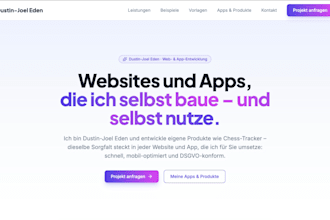 build a modern business website