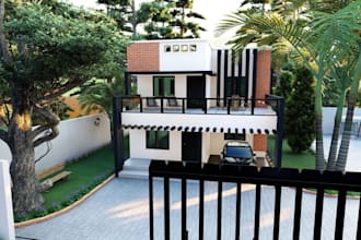3d architectural rendering for interior exterior landscape and building design