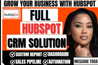 setup hubspot crm automation sales pipeline report dashboard data migration clay