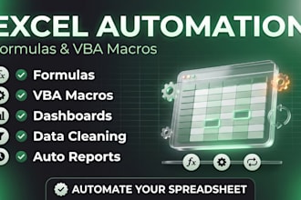 create advanced excel formulas and automated spreadsheets