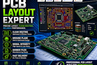 design pcb layouts with proper routing and ground planes