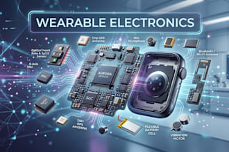 design wearable electronics pcb layout and embedded hardware design