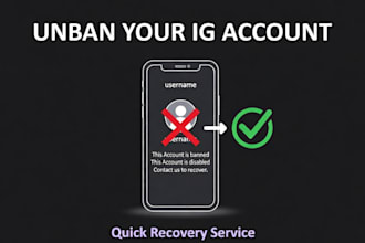restore instagram page, ig profile unbanning issues
