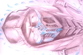draw amazing pencil sketchs and anime art