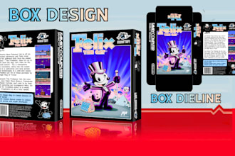 printable box design card game board game product package rigid tuck box dieline