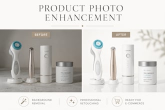 professionally edit and enhance your product photos
