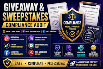 audit your premium giveaway and sweepstakes rules for platform compliance fast