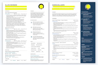 design a professional ats resume and CV with cover letter