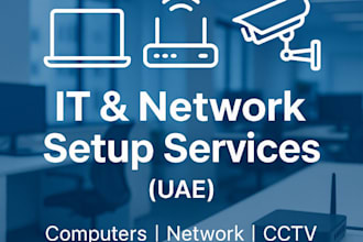 provide IT and network installation onsite uae