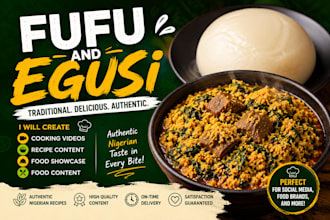 make delicious fufu and egusi cooking videos and recipes