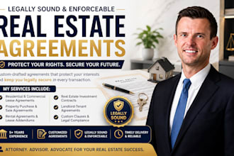 draft and review real estate documents like lease